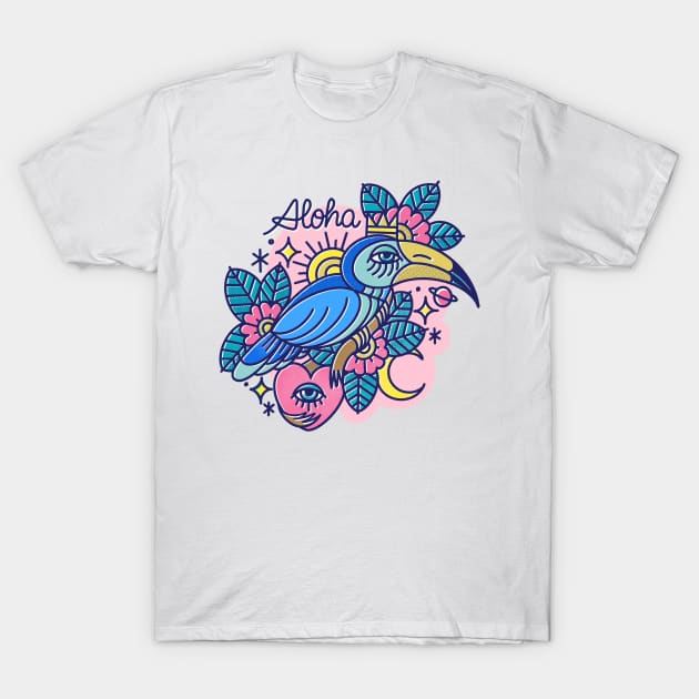 Tiki toucan T-Shirt by Paolavk